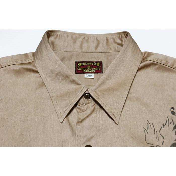 BuzzRickson's バズリクソンズ ヘリンボーンワークシャツ フライングタイガー 長袖 BR29476 | BUZZ RICKSON'S | 02