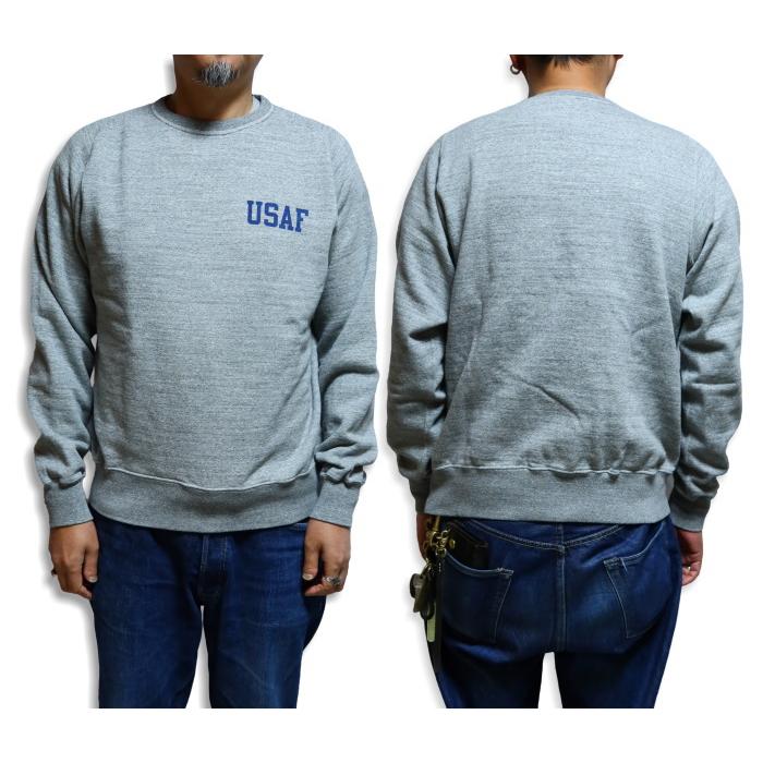 BuzzRickson's バズリクソンズ スウェットシャツ フリーダムスリーブ USAF ミリタリー BR69455 ヘザーグレー | BUZZ RICKSON'S | 10
