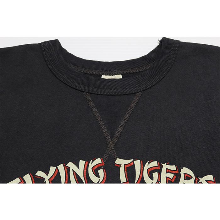 BuzzRickson's バズリクソンズ スウェットシャツ 前Vガゼット フライングタイガー セットインクルー AVG 日本製 BR69697 | BUZZ RICKSON'S | 05