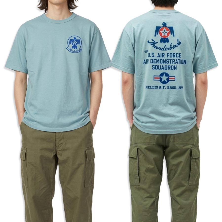 BuzzRickson's バズリクソンズ Tシャツ THUNDERBIRDS サンダーバーズ BR79705 アメリカ製 丸胴 メンズ 半袖 | BUZZ RICKSON'S | 06