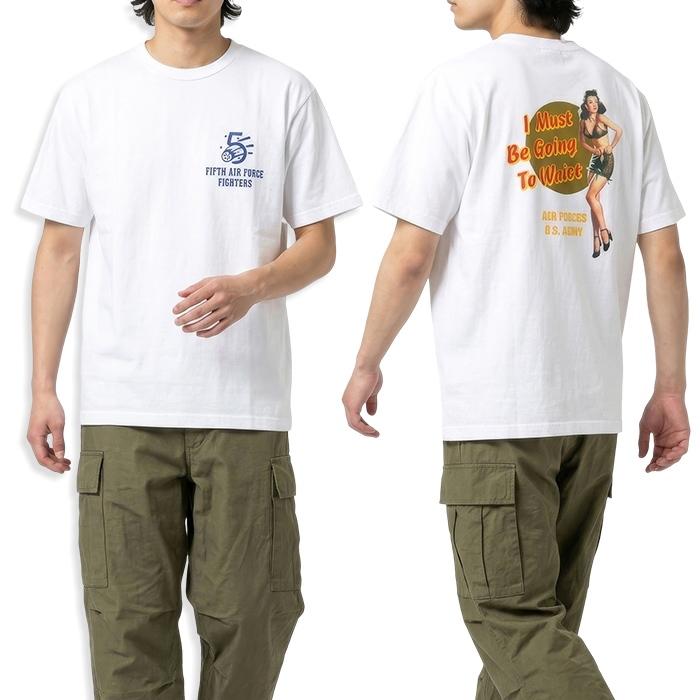 BUZZ RICKSON'S バズリクソンズ Tシャツ I MUST BE GOING TO WAIST BR79707 アメリカ製 丸胴 メンズ 半袖 | BUZZ RICKSON'S | 09