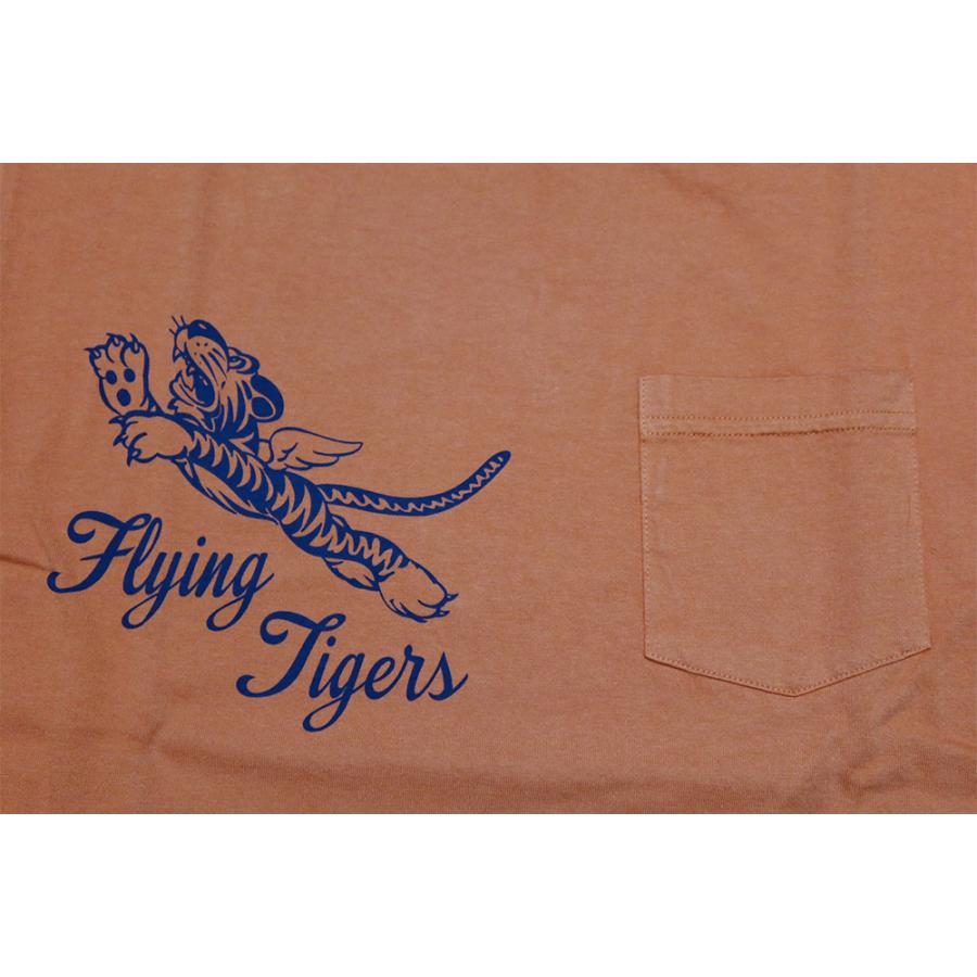 BuzzRickson's バズリクソンズ ポケットTシャツ Flying Tigers フライングタイガー BR79709 アメリカ製 丸胴 メンズ 半袖 | BUZZ RICKSON'S | 05