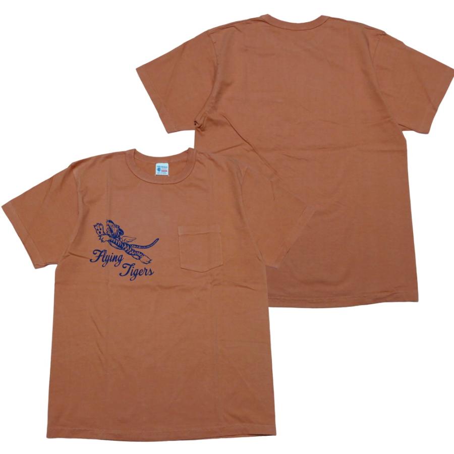 BuzzRickson's バズリクソンズ ポケットTシャツ Flying Tigers フライングタイガー BR79709 アメリカ製 丸胴 メンズ 半袖 | BUZZ RICKSON'S | 07