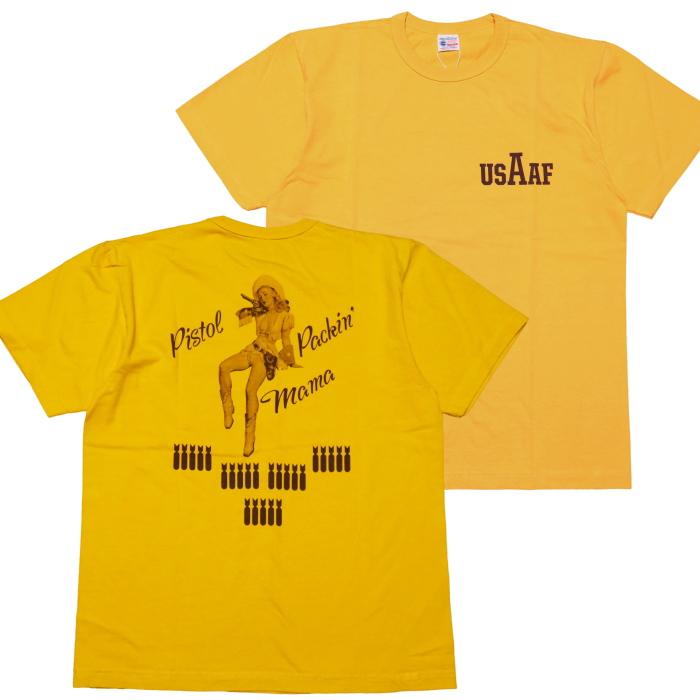 BUZZ RICKSON'S バズリクソンズ Tシャツ PISTOL PACK'N MAMA BR79780 アメリカ製 丸胴 メンズ 半袖 | BUZZ RICKSON'S | 08