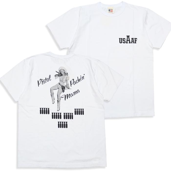 BUZZ RICKSON'S バズリクソンズ Tシャツ PISTOL PACK'N MAMA BR79780 アメリカ製 丸胴 メンズ 半袖 | BUZZ RICKSON'S | 09