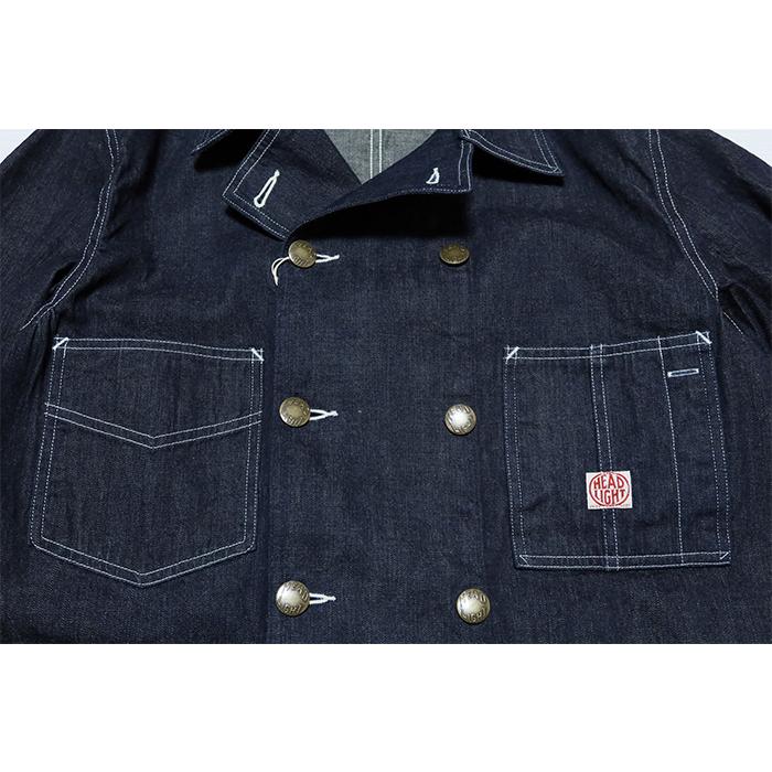 HEAD LIGHT（ヘッドライト） 9.5オンス デニムダブルブレストコート