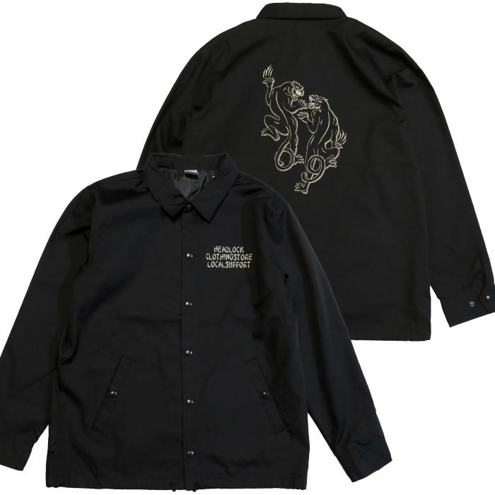HEAD LOCK ウェザークロスコーチジャケット ブラックパンサー Rabbit