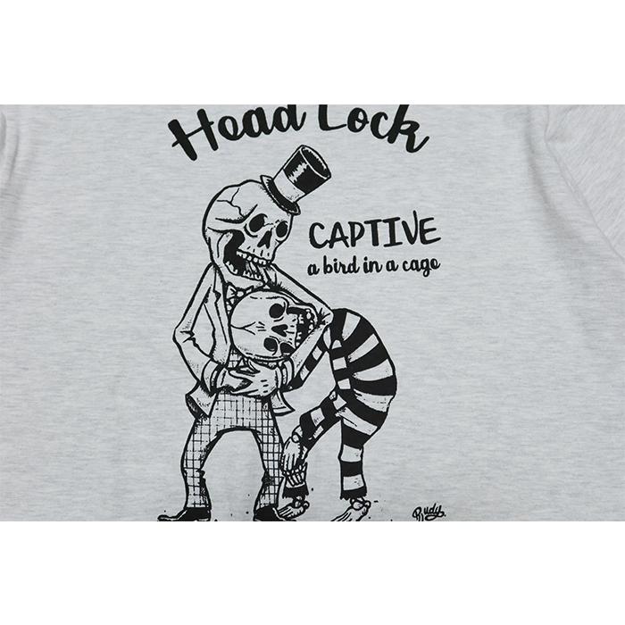 HEAD LOCK Tシャツ Lucky Rudy "CAPTIVE" メンズ 半袖 HLT-024 |  | 03
