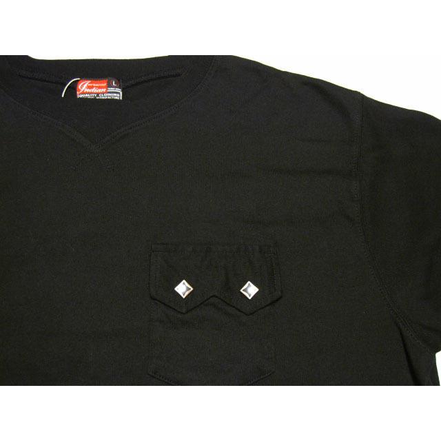 IndianMotorcycle インディアンモーターサイクル ポケットTシャツ 半袖 無地 IM78720 | INDIAN MOTOCYCLE | 03