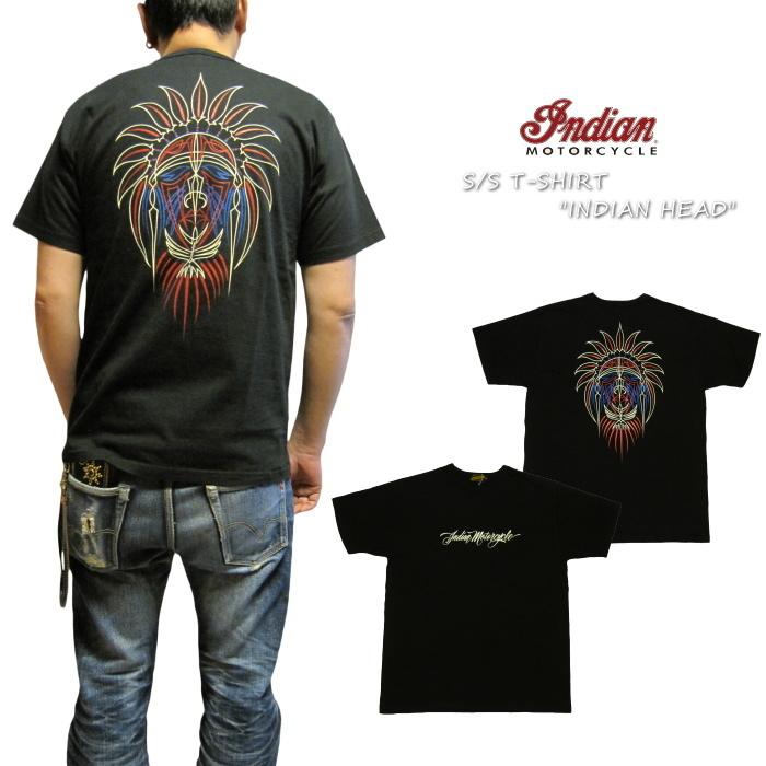 IndianMotorcycle インディアンモーターサイクル Tシャツ"INDIAN HEAD" インディアンヘッド 半袖 IM78741 | INDIAN MOTOCYCLE