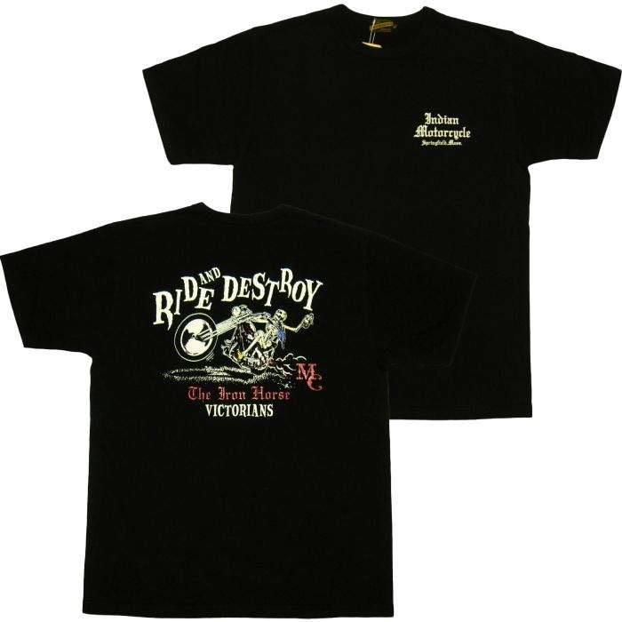IndianMotorcycle インディアンモーターサイクル Tシャツ"RIDE AND DESTROY" 半袖 IM78744 | INDIAN MOTOCYCLE | 07