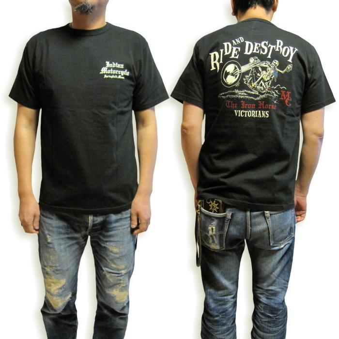 IndianMotorcycle インディアンモーターサイクル Tシャツ"RIDE AND DESTROY" 半袖 IM78744 | INDIAN MOTOCYCLE | 08