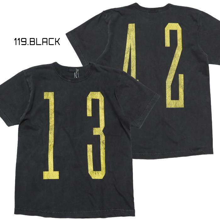 MODUCT モダクト Tシャツ UNLUCKY NUMBER ピグメントダイ ナンバリング MO77704 | 東洋エンタープライズ | 03