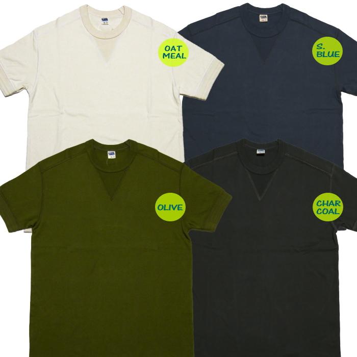 Pherrow's フェローズ VガゼットTシャツ コットン天竺 プレーン PCT1-S メンズ 半袖