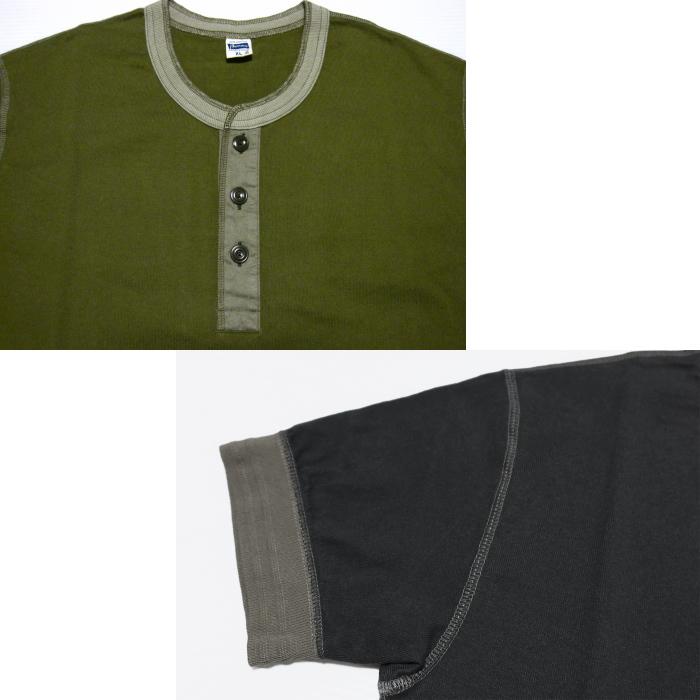 Pherrow's（フェローズ） ヘンリーネックTシャツ プレーン PCT2-S