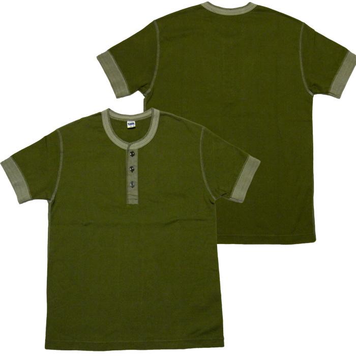 Pherrow's（フェローズ） ヘンリーネックTシャツ プレーン PCT2-S