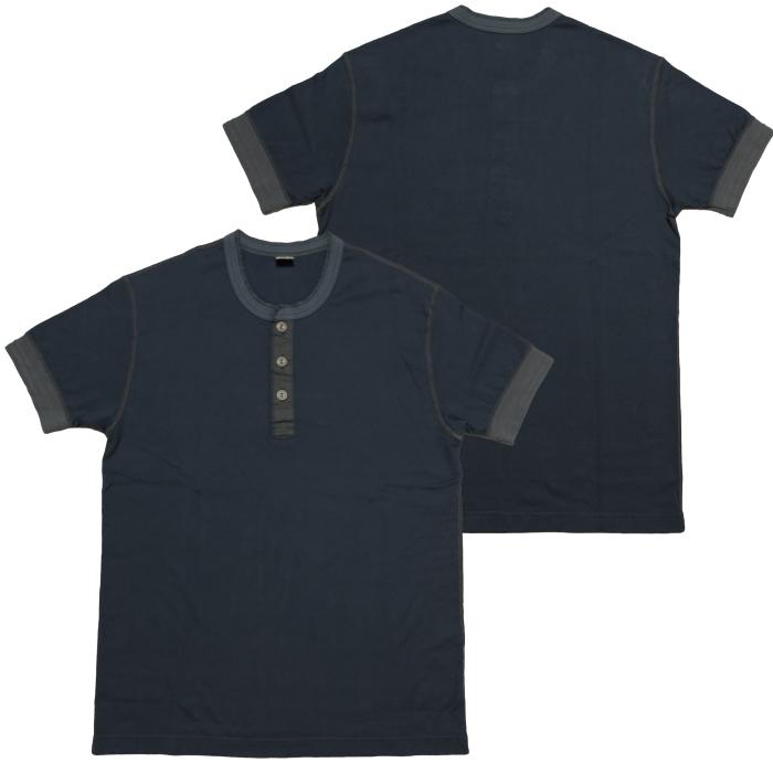 Pherrow's フェローズ ヘンリーネックTシャツ プレーン PCT2-S