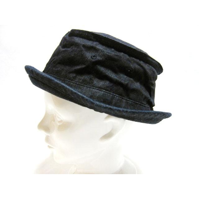 ［美品］sugar cane ポークパイハット　ブラック シュガーケーン SUGAR CANE ポークパイハット SC02466 帽子 10oz