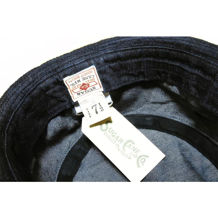 SUGAR CANE シュガーケーン 10oz.デニム ポークパイハット 帽子 SC02466 | SUGAR CANE | 07