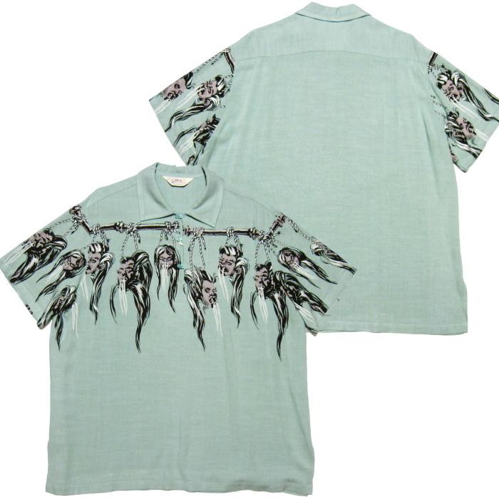 STAR OF HOLLYWOOD シュランケンヘッドレーヨンシャツsize M STAR OF HOLLYWOOD スターオブハリウッド オープンシャツ