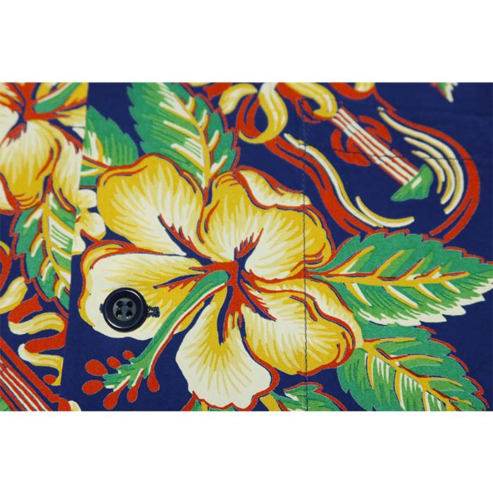 SUN SURF サンサーフ アロハシャツ 長袖 BLESSING GIFTFROM HAWAII