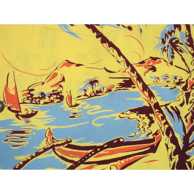 SUN SURF サンサーフ アロハシャツ ISLAND PALM BREEZE パームツリー