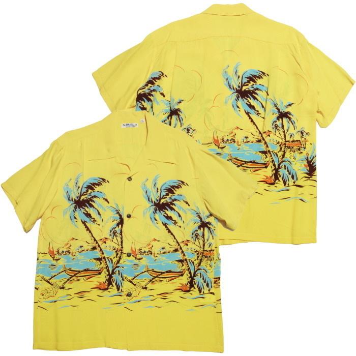 極美品 サンサーフ アロハシャツ  PALM BREEZE SUN SURF サンサーフ アロハシャツ ISLAND PALM BREEZE パーム