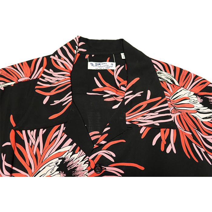 SUN SURF サンサーフ アロハシャツ ISLAND BLOOM レーヨン ハワイアンシャツ 半袖 SS39028 | SUN SURF | 03