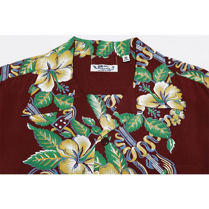 SUN SURF サンサーフ アロハシャツ レーヨン BLESSING GIFT FROM