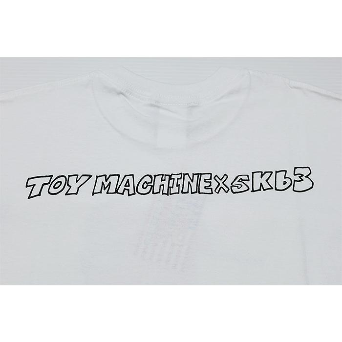 TOY MACHINE トイマシーン sKetChboOok3 コラボTシャツ "SECT CRUISING" ホワイト STMSDST1 | TOY MACHINE | 05
