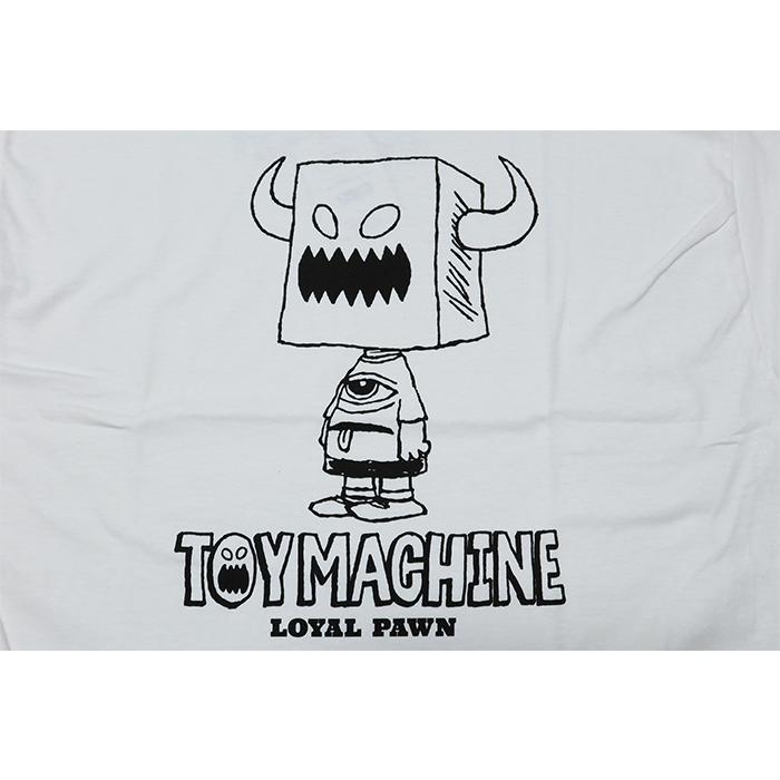 TOY MACHINE トイマシーン sKetChboOok3 コラボTシャツ TOYMONSTER BAG FACE STMSDST2 | TOY MACHINE | 04
