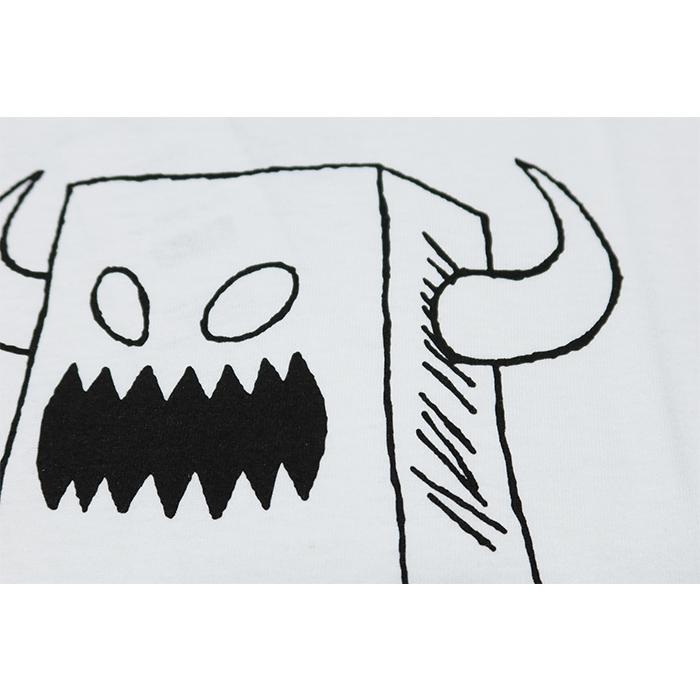 TOY MACHINE トイマシーン sKetChboOok3 コラボTシャツ TOYMONSTER BAG FACE STMSDST2 | TOY MACHINE | 06