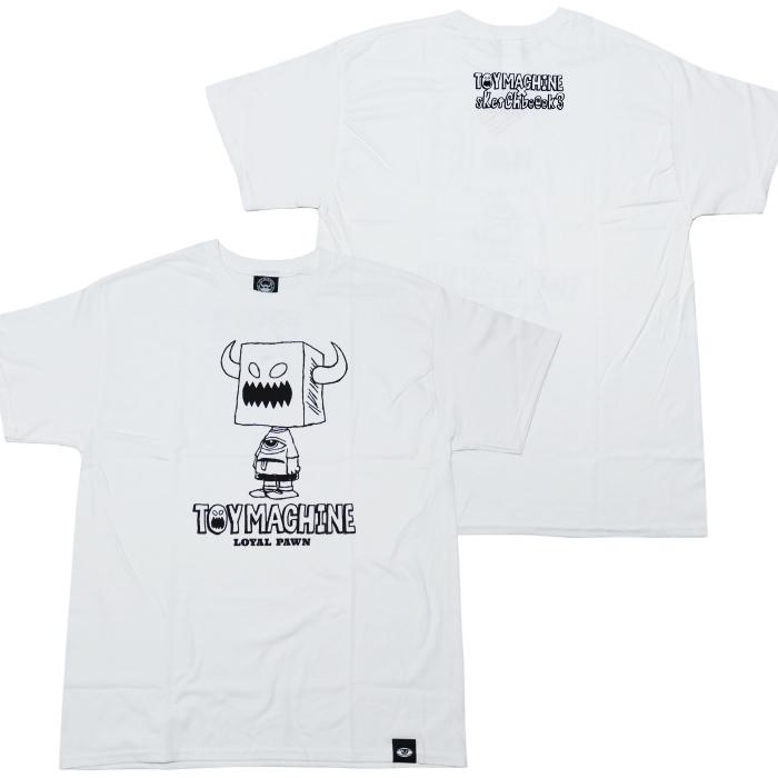 TOY MACHINE トイマシーン sKetChboOok3 コラボTシャツ TOYMONSTER BAG FACE STMSDST2 | TOY MACHINE | 08