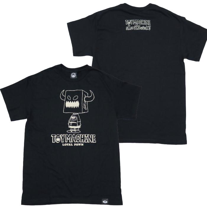 TOY MACHINE トイマシーン sKetChboOok3 コラボTシャツ TOYMONSTER BAG FACE STMSDST2 | TOY MACHINE | 09