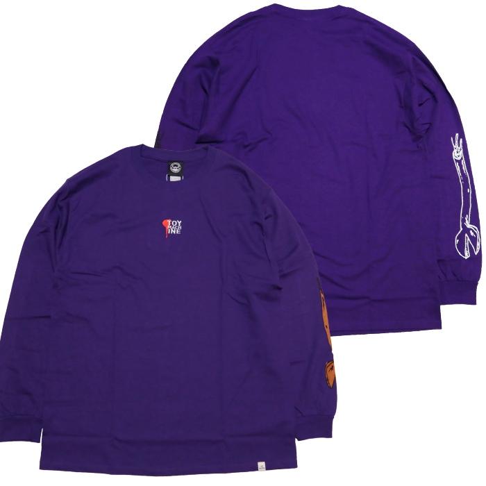TOY MACHINE トイマシーン 長袖Tシャツ SECT ARM EMBROIDERY 刺繍プリント ロンT TMPBLT2 | TOY MACHINE | 06