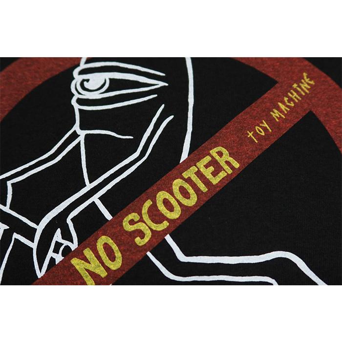 TOY MACHINE トイマシーン Tシャツ ビッグシルエット "NO SCOOTER"  ブラック TMPDST23 | TOY MACHINE | 04