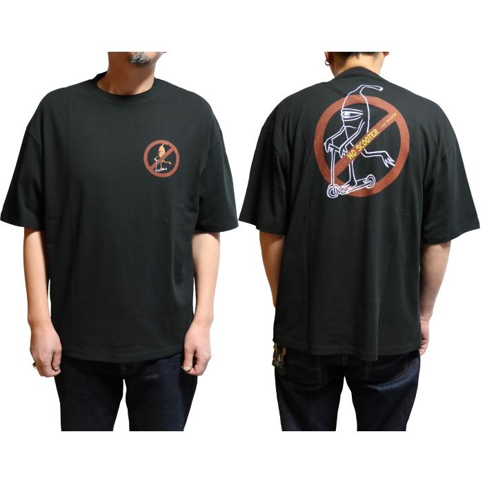 TOY MACHINE トイマシーン Tシャツ ビッグシルエット "NO SCOOTER"  ブラック TMPDST23 | TOY MACHINE | 07