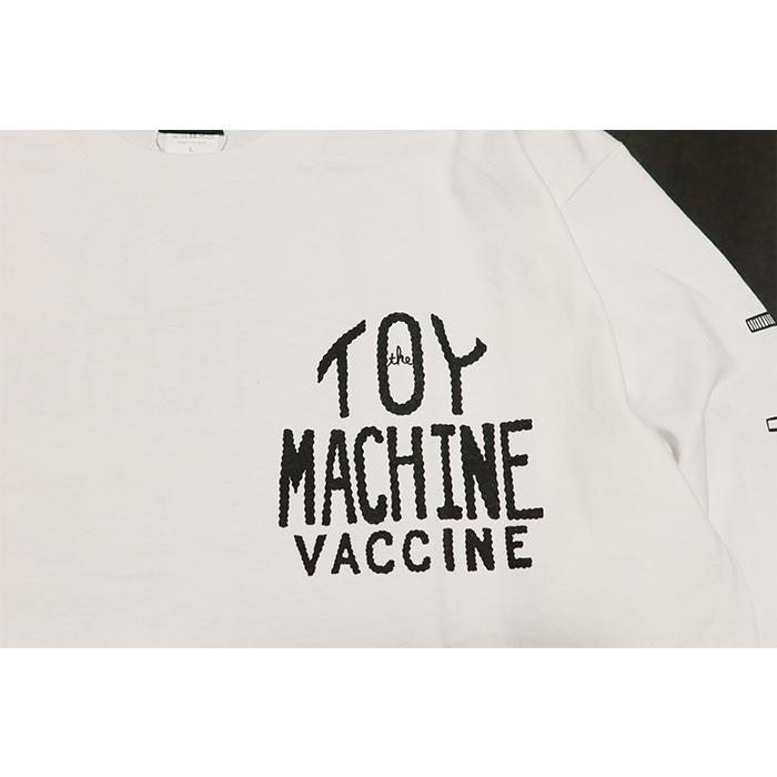 TOY MACHINE トイマシーン 長袖Tシャツ VACCINE GET INJECTED 刺繍プリント TMPELT5 ホワイト | TOY MACHINE | 01