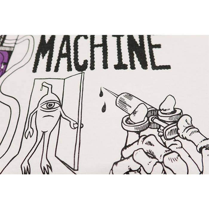 TOY MACHINE トイマシーン 長袖Tシャツ VACCINE GET INJECTED 刺繍プリント TMPELT5 ホワイト | TOY MACHINE | 04