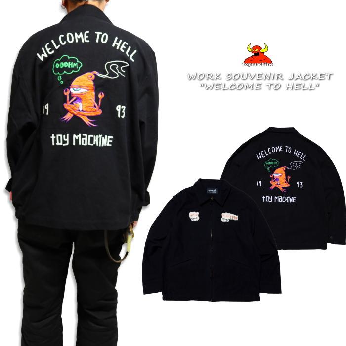 ToyMachine トイマシーン ワークジャケット"WELCOME TO HELL" スーベニアジャケット TMPFJK16 | TOY MACHINE