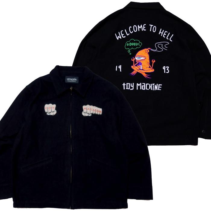 ToyMachine トイマシーン ワークジャケット"WELCOME TO HELL" スーベニアジャケット TMPFJK16 | TOY MACHINE | 01