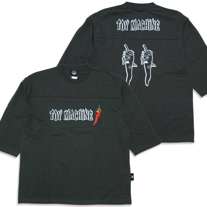 TOY MACHINE トイマシーン フットボールTシャツ PEPPER SECT 七分袖 3/4スリーブ TMPFLT20 | TOY MACHINE | 09
