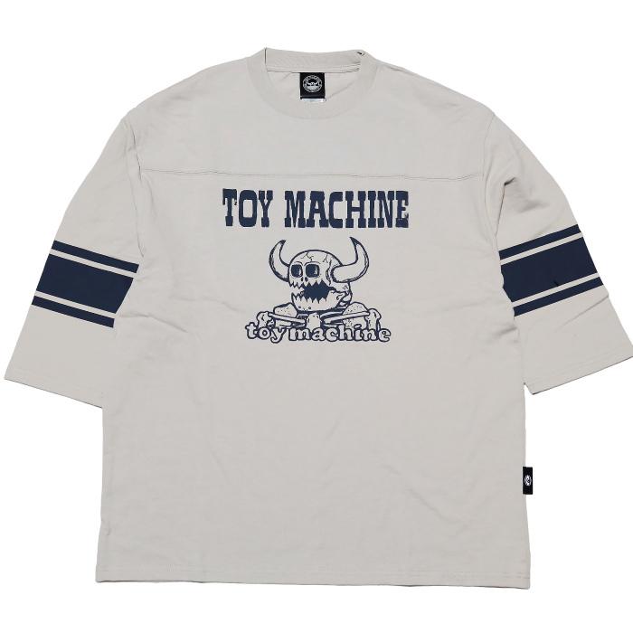 TOY MACHINE トイマシーン フットボールTシャツ DEATH MONSTER 3/4スリーブ 七分袖 TMPFLT21 | TOY MACHINE | 07