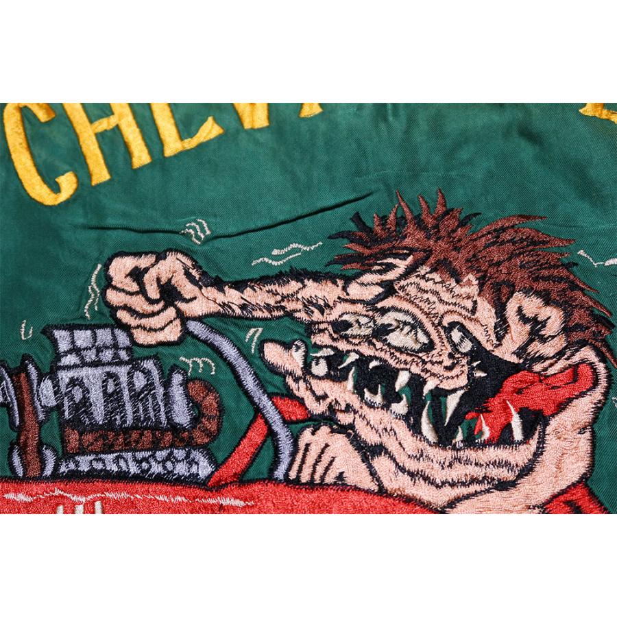 TAILOR TOYO テーラー東洋 スカジャン TIGER HEAD×CHEVY LOVER