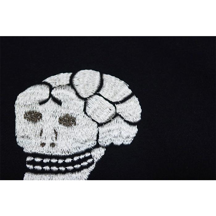 TAILOR TOYO テーラー東洋 スカクルースウェット"SKULL＆SNAKE" TT69650 スウェットシャツ ブラック | TAILOR TOYO | 03