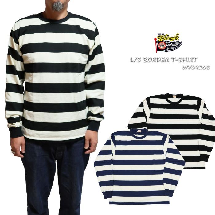WHITESVILLE ホワイツビル 長袖ボーダーTシャツ メンズ WV69268 WHITESVILLE ホワイツビル 長袖ボーダーTシャツ メンズ WV69268