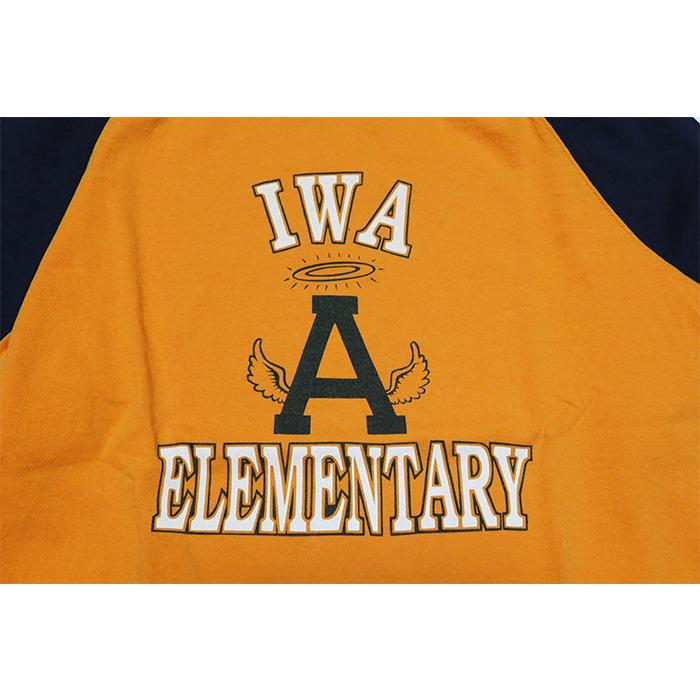 WHITESVILLE ホワイツビル ベースボールTシャツ IWA ELEMENTARY