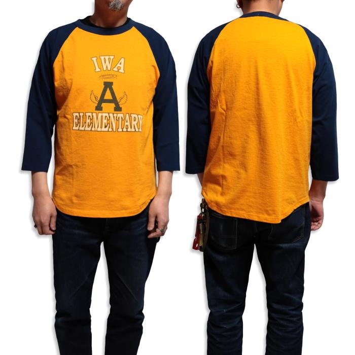 WHITESVILLE ホワイツビル ベースボールTシャツ IWA ELEMENTARY