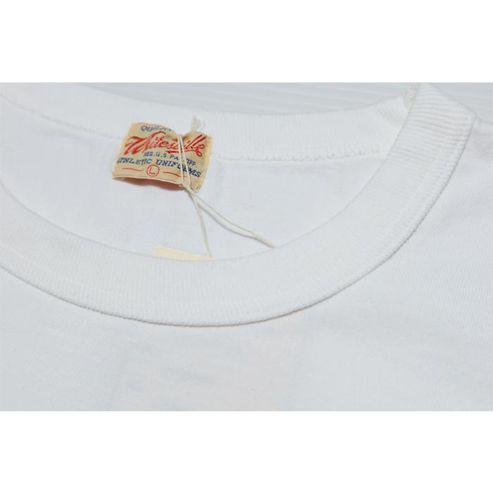 WHITESVILLE ホワイツビル 刺繍Tシャツ Anaheim メンズ 半袖 WV79153 オフホワイト｜head-lock｜02