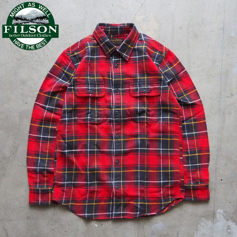 フィルソン ネルシャツ FILSON VINTAGE FLANNEL WORK SHIRT 10689 メンズ 長袖 シャツ ヴィンテージ フランネル ワークシャツ 長袖シャツ｜headfoot｜02